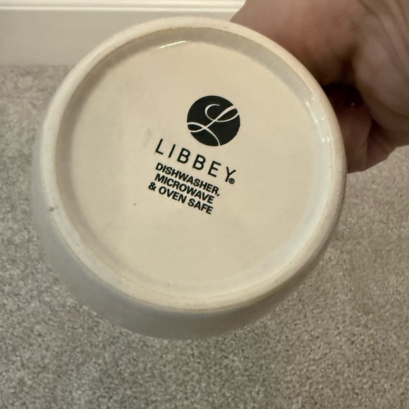 Blue and White Ceramic Bowl Libbey - Picture 3 of 5